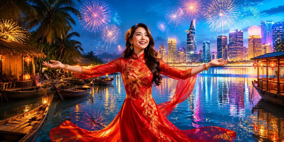 Khung cảnh lễ hội cá cược casino tại vùng sông Mekong